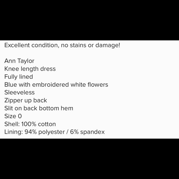 Ann Taylor sheath shift daisy dress - Picture 3 of 3
